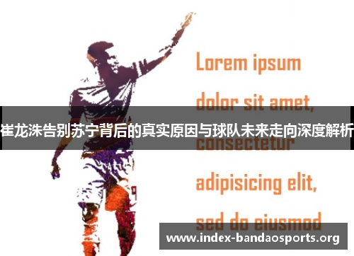 崔龙洙告别苏宁背后的真实原因与球队未来走向深度解析 崔龙洙告别苏宁背后的真实原因与球队未来走向深度解析